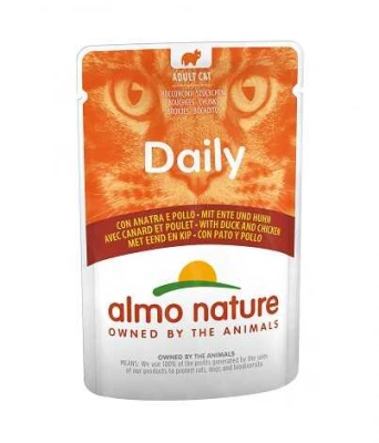 Almo Nature (Альмо Натюр) Daily Cat Вологий корм з куркою та качкою для котів і кішок