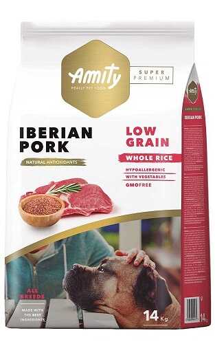 Сухой корм Amity Super Premium Low Grain Iberian Pork Adult