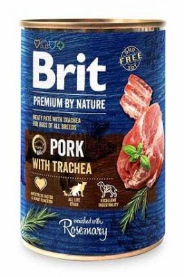 Brit Premium (Бріт Преміум) by Nature Консерви для собак зі свининою та трахеєю