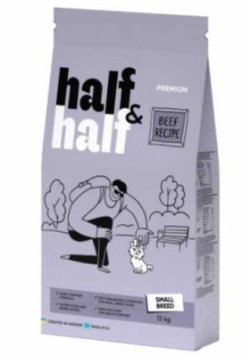 Half & Half (Халф енд Халф) Dog Adult Small Breed Сухий корм з яловичиною для дорослих собак дрібних порід