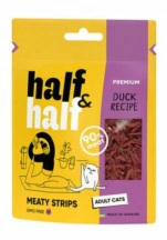 Half & Half (Халф енд Халф) Cat Adult Meaty Strips Ласощі з куркою для дорослих котів і кішок img