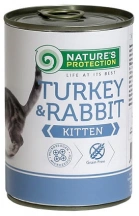 Natures Protection (Натур Протекшн) Kitten Turkey & Rabbit Консерви для кошенят з індичкою і кроликом