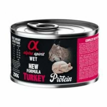 Alpha Spirit (Альфа Спіріт) Cat Adult Turkey Protein Монопротеїновий вологий корм з індичкою для дорослих котів і кішок img