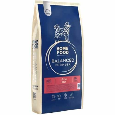 Home Food (Хоум Фуд) Balanced Formula Dog Adult Maxi Active Beef Сухий корм з яловичиною для активних собак крупних порід