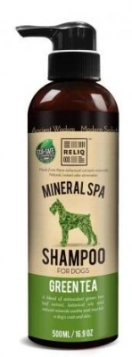 Reliq (Релік) Mineral Spa Green Tea Shampoo Шампунь для собак з олією зеленого чаю