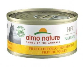 Almo Nature (Альмо Натюр) HFC Adult Cat Natural Jelly Chicken Fillet Консерви з курячим філе для дорослих котів і кішок, шматочки в желе img