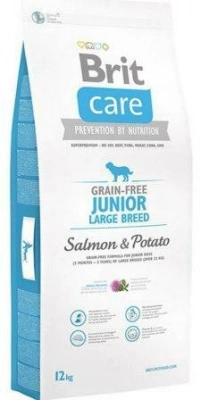 Brit Care (Бріт Кеа) Junior Large Breed Salmon Potato Гіпоалергенний корм для цуценят великих порід з лососем