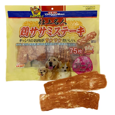 DoggyMan (ДоггіМен) Chicken Steak With Collagen Ласощі з курячим філе і колагеном для собак