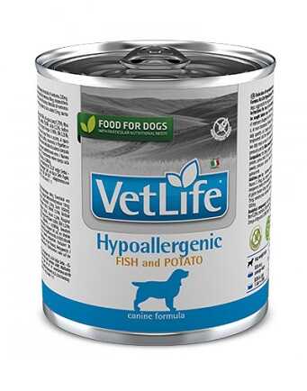 Влажный лечебный корм для собак Farmina Vet Life Dog Hypoallergenic Fish & Potato