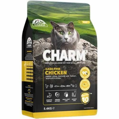 Charm (Чарм) Cat All Life Stages Cage-Free Chicken Сухий беззерновий корм з м'ясом курки вільного вигулу для котів і кішок