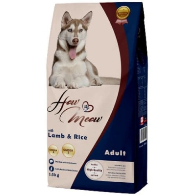 How Meow (Хау Мяу) Dog Adult Lamb & Rice Сухий корм з ягням і рисом для дорослих собак різних порід