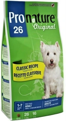 Корм для малих і середніх порід собак Pronature Original з куркою