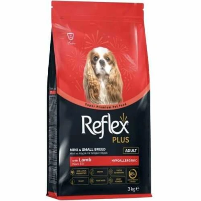 Reflex Plus (Рефлекс Плюс) Dog Adult Mini & Small Lamb Гіпоалергенний сухий корм з ягням для дорослих собак дрібних порід