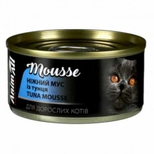 AnimAll (ЕнімАлл) Cat Adult Tuna Mousse Вологий корм Мус із тунця для дорослих котів і кішок img