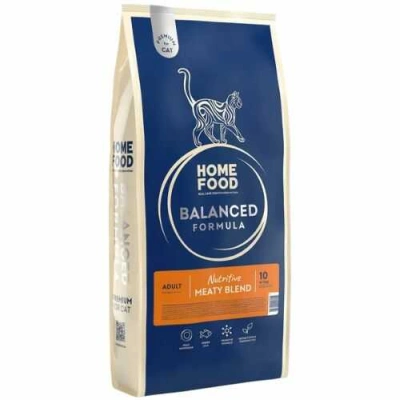 Home Food (Хоум Фуд) Balanced Formula Cat Adult Nutritive Meaty Blend Сухий корм з м'ясним асорті для дорослих котів і кішок