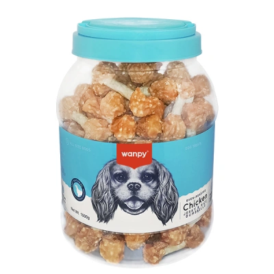 Wanpy (Ванпі) Dog Chicken Jerky & Rice Dumbells Ласощі кісточки з куркою та рисом для собак