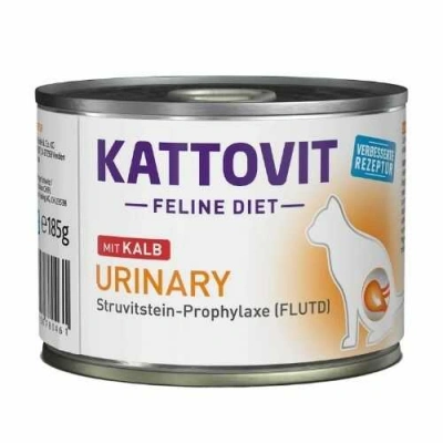 Kattovit (Каттовіт) Veterinary Urinary Veal Wet Беззерновий дієтичний вологий корм з телятиною для котів із захворюваннями нижніх сечовивідних шляхів