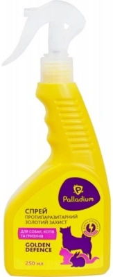 Palladium (Паладіум) Golden Defence Спрей від бліх та кліщів для собак та котів 250 мл