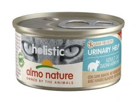 Almo Nature (Альмо Натюр) Holistic Functional Urinary Help Cat White Meat Беззернові консерви з білим м'ясом для профілактики сечокам'яної хвороби у котів і кішок, мус