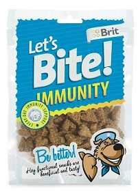 Brit (Брит) Let's Bite Ласощі для зміцнення імунітету у собак з куркою
