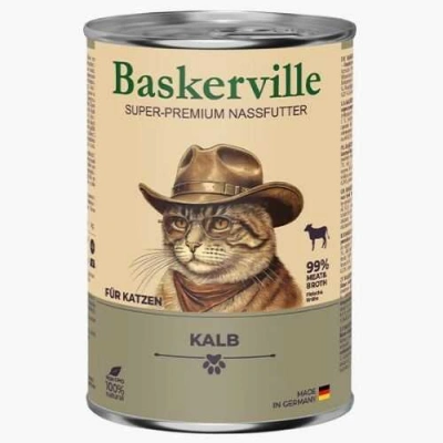 Baskerville (Баскервіль) Cat Adult Veal Вологий корм з телятиною для котів і кішок