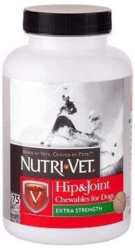 Nutri-Vet (Нутрі Вет) Hip&Joint Extra Хондропротектори для відновлення після травм та підтримки здоров'я суглобів та зв'язок собак (2 рівень) 120 таб