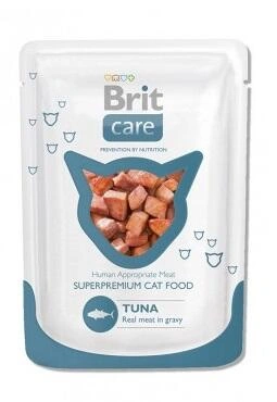 Brit Care (Бріт Кеа) Cat Консерви для котів і кішок Шматочки з тунцем в соусі