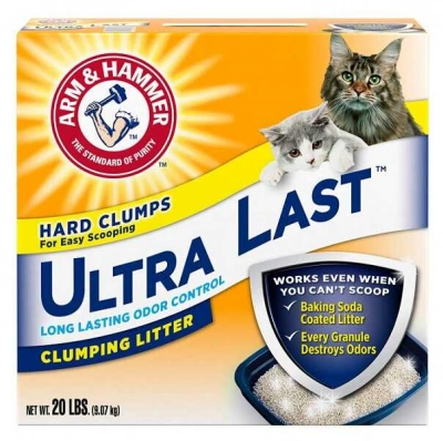 Arm & Hammer (Арм Хаммер) Ultra Last Бентонітовий наповнювач для котячих туалетів без аромату