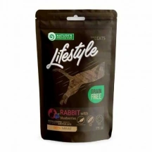 Natures Protection (Натур Протекшн) Lifestyle Cat Adult Grain Free Rabbit & Blueberries Беззернові ласощі з м'ясом кролика та чорницею для котів і кішок з чутливим травленням img