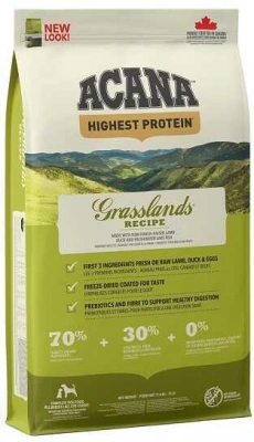 Acana (Акана) Grasslands 2 кг Беззерновий корм для собак з ягням і качкою