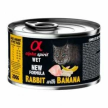 Alpha Spirit (Альфа Спіріт) Cat Adult Rabbit & Banana Вологий корм з кроликом і бананом для дорослих котів і кішок img