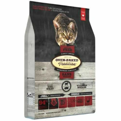 Oven-Baked (Овен-Бекед) Tradition Cat Grain-Free Rad Meat Беззерновий сухий корм з червоним м’ясом для котів і кішок різного віку
