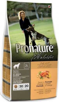 Pronature Holistic (Пронатюр Холістик) Adult Duck & Orange Беззерновий корм для дорослих собак з качкою і апельсином