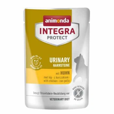 Animonda (Анімонда) Integra Protect Cat Urinary Struvit Chicken Pouch Ветеринарна консерва з куркою для профілактики утворення струвітних каменів у котів і кішок