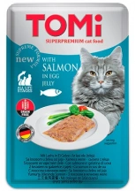 Tomi (Томі) Salmon & Egg Вологий корм з лососем у яєчному желе для котів