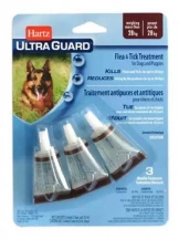 Hartz (Хартц) Ultra Guard Flea & Tick Drops for Dogs and Puppies Краплі від бліх, кліщів та комарів для собак та цуценят понад 28 кг