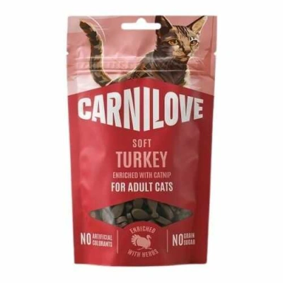 Carnilove (Карнілав) Soft Snack Cat Adult Turkey & Catnip Напіввологі ласощі з індичкою і котячою м'ятою для дорослих котів і кішок