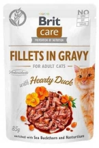 Brit Care (Бріт Кеа) Cat Fillets in Gravy Duck Вологий корм для котів і кішок з філе качки в соусі img