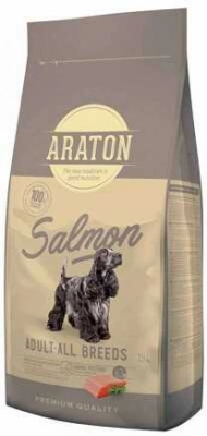 Araton (Аратон) Salmon Adult All Breeds 3 кг Сухий корм для дорослих собак всіх порід з лосем і рисом