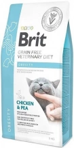 Brit Veterinary Diet (Бріт Ветеринарі Дієт) Obesity Лікувальний корм для котів і кішок при ожирінні і зайвій вазі img