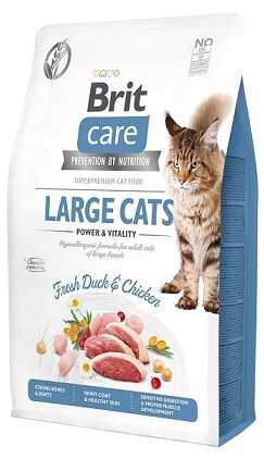 Беззерновой корм для взрослых котов Brit Care Cat Grain Free Large Cats Power & Vitality