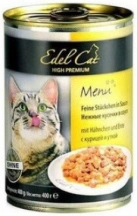 Edel Cat (Едель Кет) Консерви для котів та кішок з куркою та качкою img