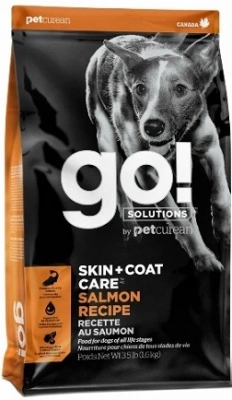 GO! (ГОУ) Solutions Skin + Coat Care Salmon Корм для цуценят і дорослих собак з лососем і вівсянкою