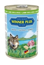 Winner Plus (Віннер Плюс) Super Premium Menu Lamb & Rice Консерви для собак з ягням та рисом 800 гр img