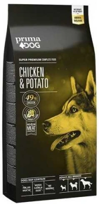 PrimaDog (ПрімаДог) Adult Chicken & Potato Сухий корм з куркою та картоплею для дорослих собак всіх порід