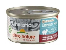 Almo Nature (Альмо Натюр) Holistic Functional Urinary Help Cat Duck Беззернові консерви з качкою для профілактики сечокам'яної хвороби у котів та кішок, мус img