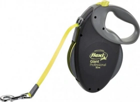 Flexi (Флексі) Giant Professional Neon L Повідець-рулетка зі світловідбиваючою стрічкою для великих порід собак з вагою до 50 кг img