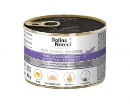 Dolina Noteci (Долина Нотечи) Premium Small Breeds Junior Консервы с печенью кролика и языком оленя для щенков и собак малых пород Dolina Noteci (Доліна Нотечі) Premium Small Breeds Junior Консерви з печінкою кролика та язиком оленя для цуценят та собак малих порід img