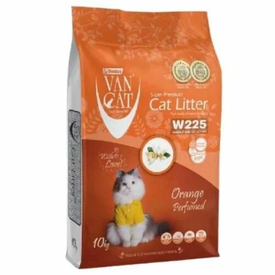 VanCat (ВанКет) Super Premium Cat Litter Orange Perfumed Бентонітовий наповнювач з ароматом апельсину для котячого туалету