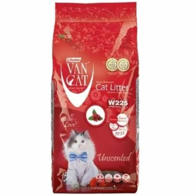 VanCat (ВанКет) Super Premium Cat Litter Natural 20 кг Бентонітовий наповнювач без аромату для котячого туалету